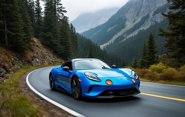 Alpine A110 R sur route de montagne — essai Driver's Lab
