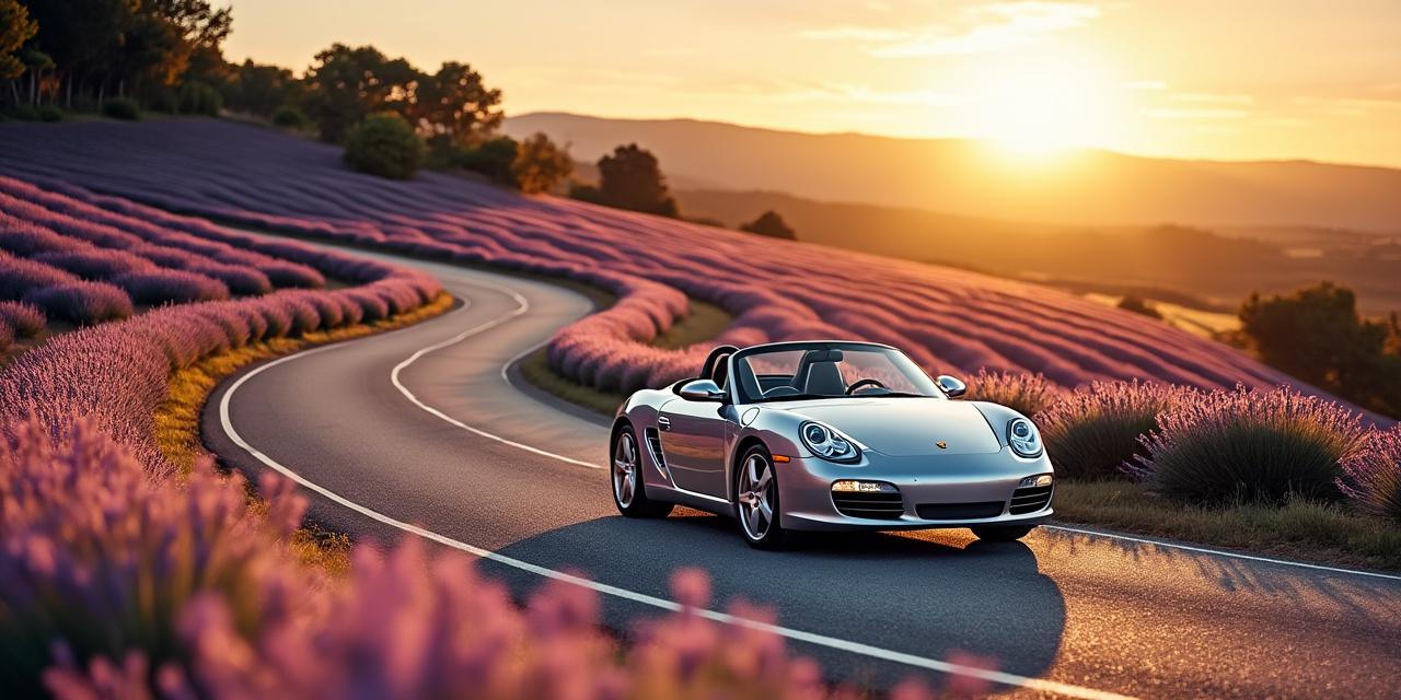 Porsche Boxster 986 argent capote ouverte — Essai Driver's Lab