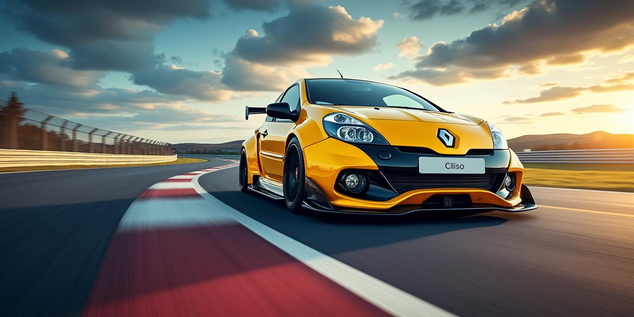 Renault Clio V6 Phase 2 jaune sur circuit — Essai Driver's Lab