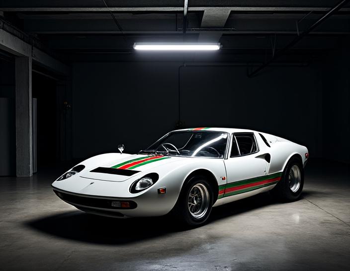 Lancia Stratos Alitalia dans un garage privé — Dossier Driver's Lab