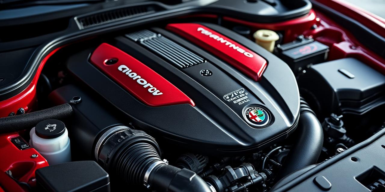 Moteur Busso V6 3,2L dans la 147 GTA