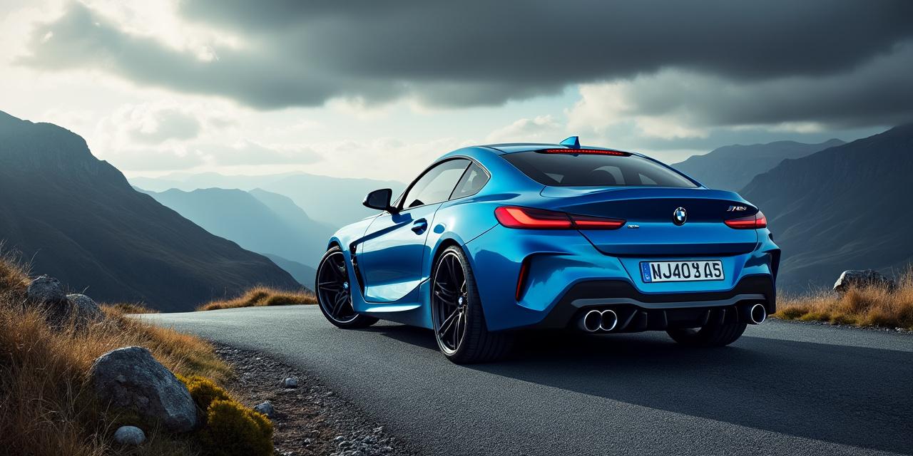 BMW Z3 M Coupé sur route de montagne — profil shooting brake